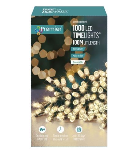 1000 Led Timelights - Warm White