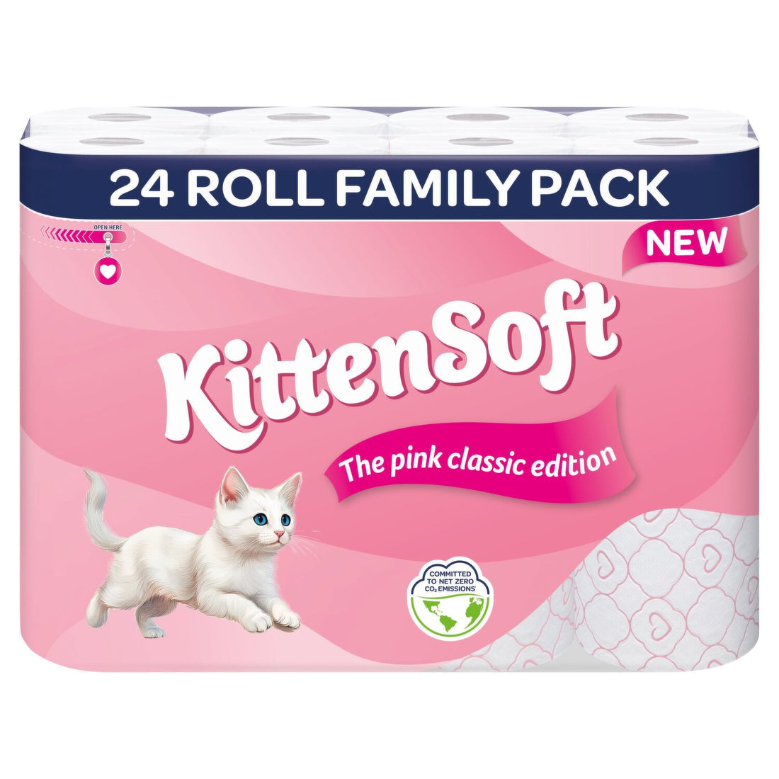 Kittensoft Toilet Rolls - New Pink Edition 24 Rolls