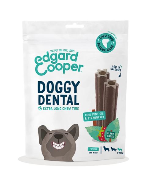 Edgard & Cooper Doggy Dental Mint & Strawberry Small