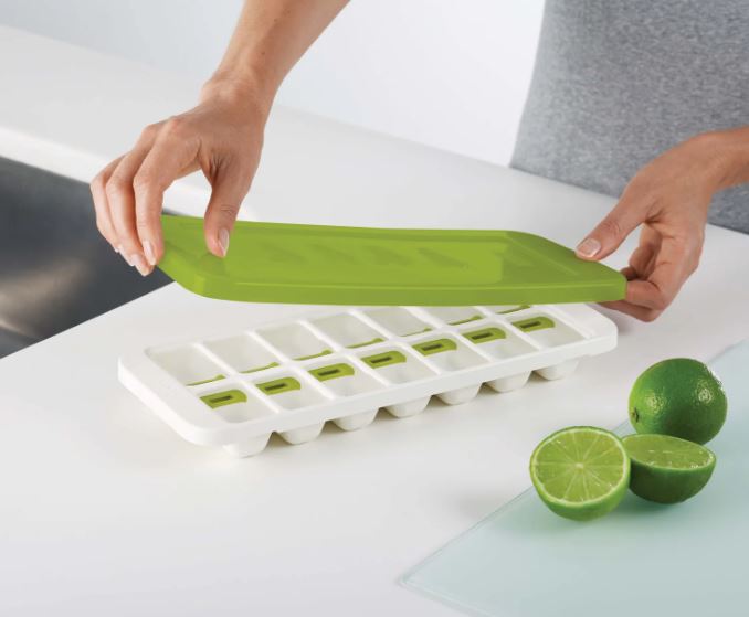 Joseph Joseph QuickSnap™ Plus Green and White Ice Cube Tray