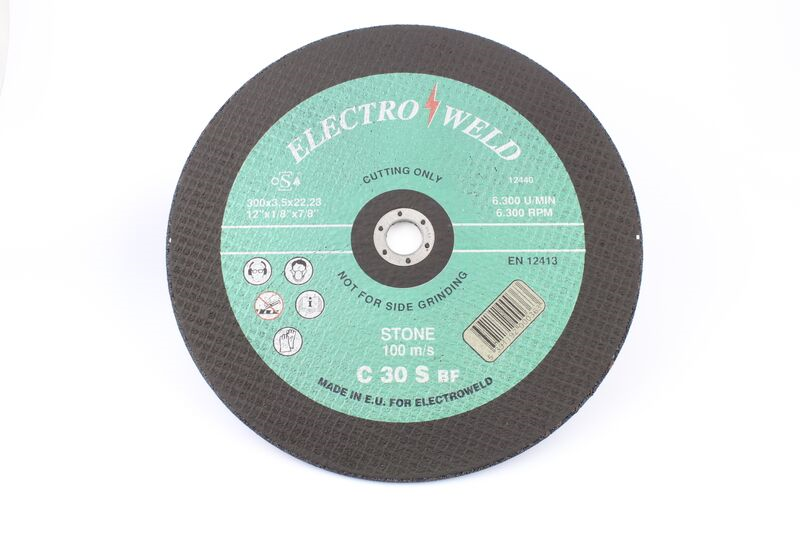 Electroweld 12" x 7/8" Stone Cutting Disc