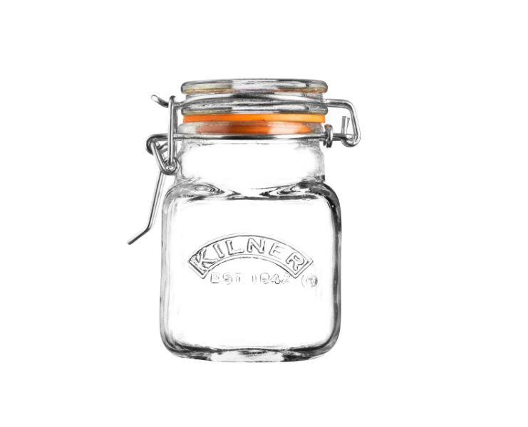 Kilner Clip Top Square Spice Jar 70ml