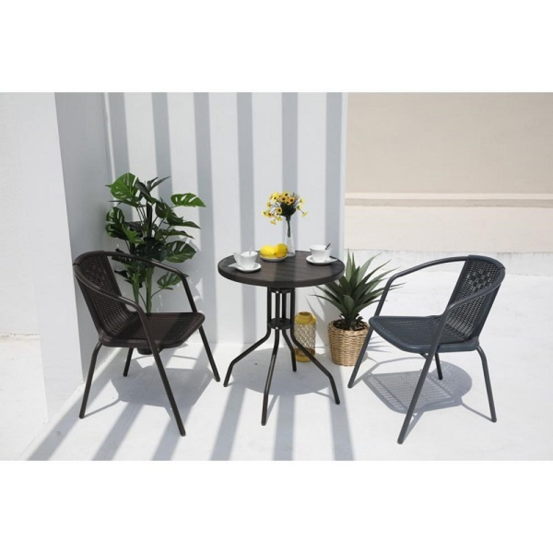 Rattan 2 Seater Bistro Set