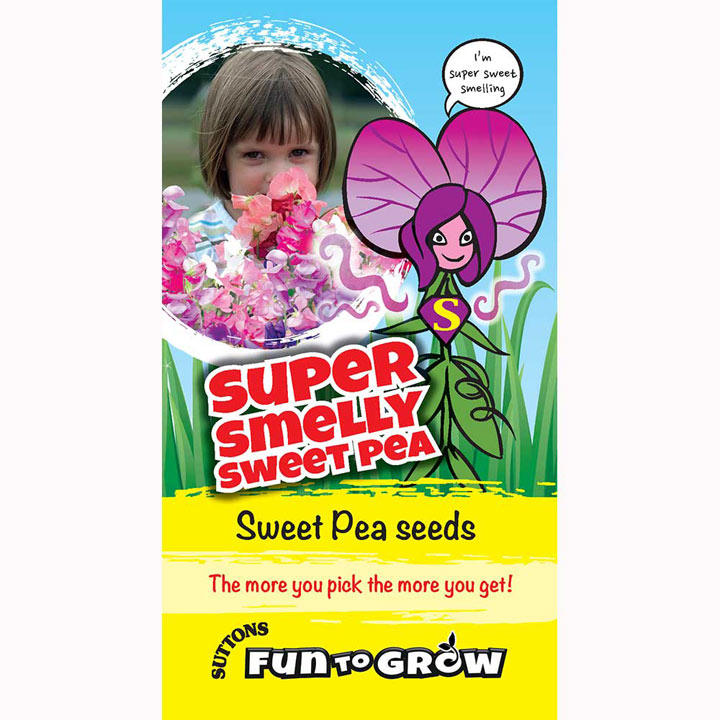 Fun to Grow - Super Smelly Sweet Pea Flower Seeds