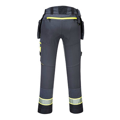 Portwest DX4 Detachable Holster Pocket Trousers Metal Grey