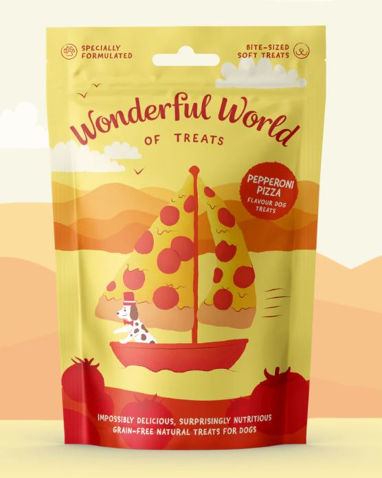 Wonderful World Pizza Pepperoni Treats 50g