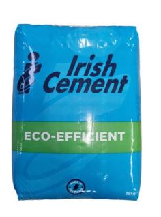 25kg Plastic Bagged Irish Cement