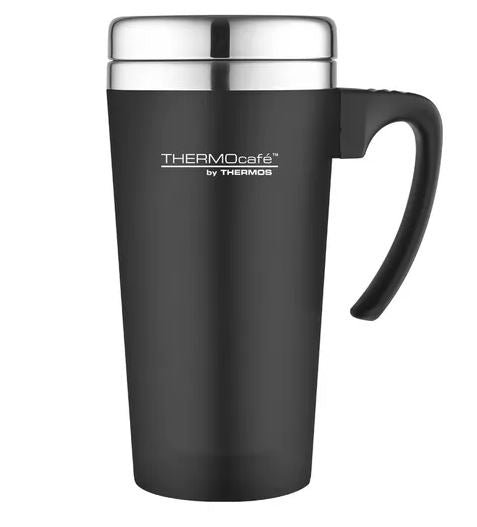 Thermos ThermoCafe Zest 400ml Travel Mug - Black