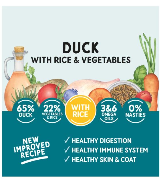 Naturo Adult Wet Duck & Rice 400g