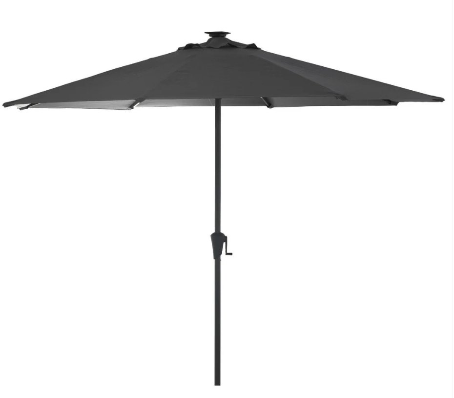 2.7m Crank & Tilt Aluminium Parasol Grey
