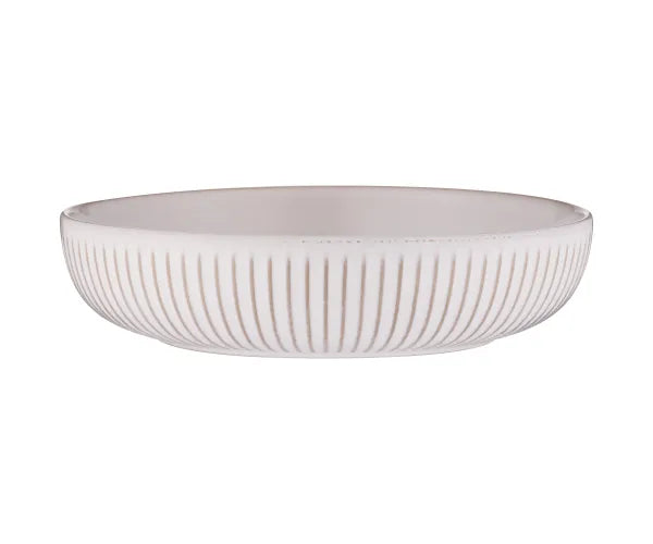 Mason Cash Ridge White Pasta Bowl