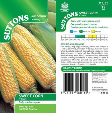 Sweet Corn F1 &