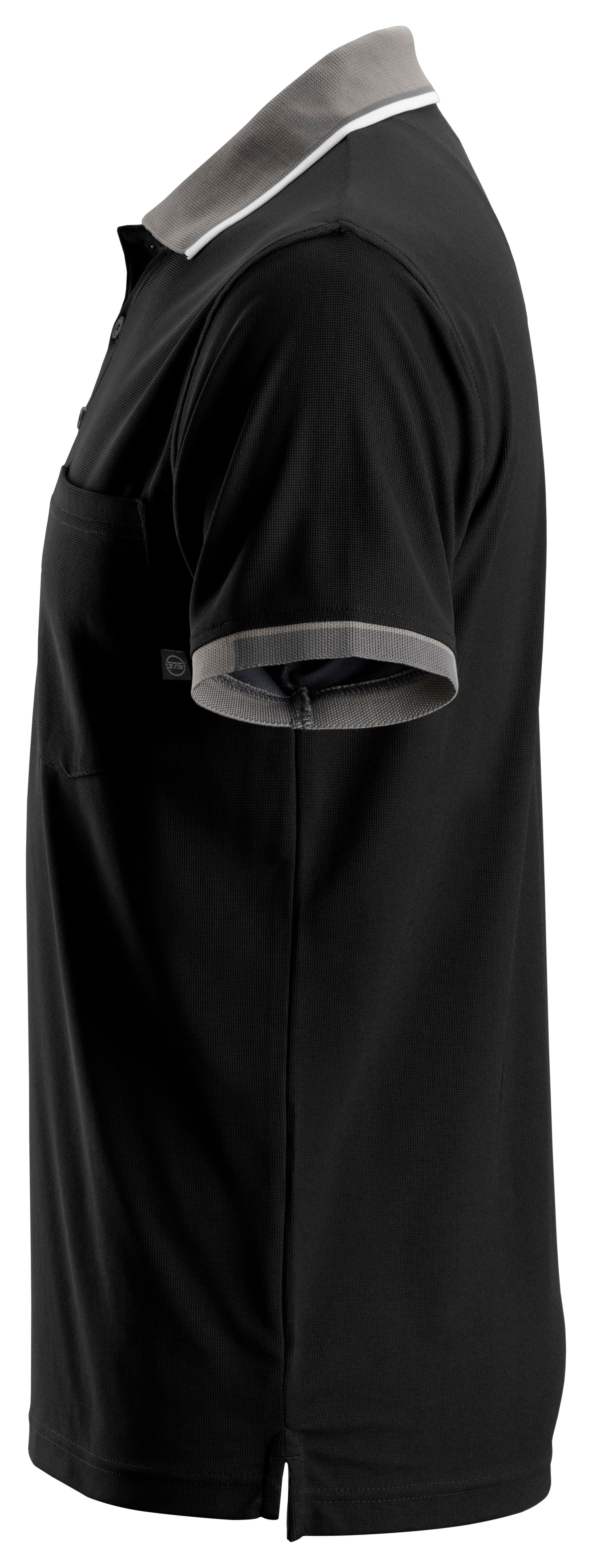 Snickers 37.5® Tech Short Sleeve Polo Shirt -  Black