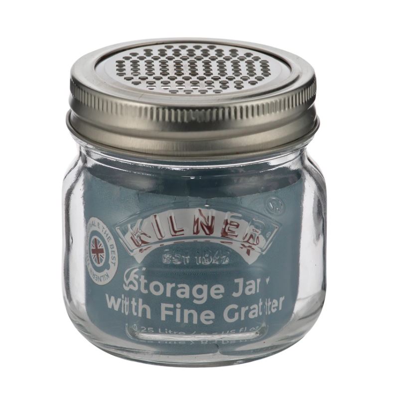 Kilner Storage Jar & Fine Grater Lid 0.25 Litre