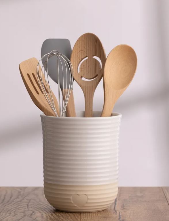 Mason Cash Rustic Charm Utensil Jar 15x12.5cm