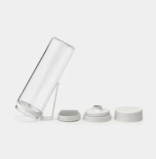 Brabantia Make & Take Water Bottle with Strainer - Light Grey