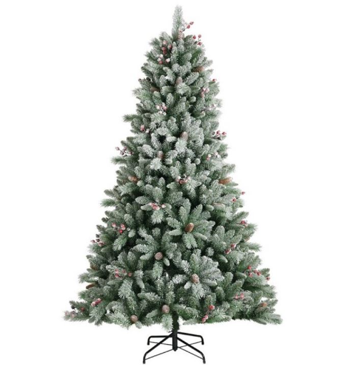 Frosted Windham Spruce Christmas Tree - 7ft