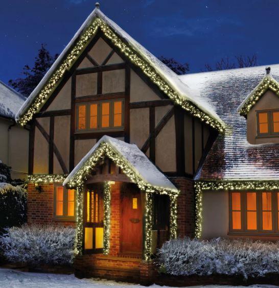 3000 LED Multi-Action Clusterbrights & Timer - Warm White
