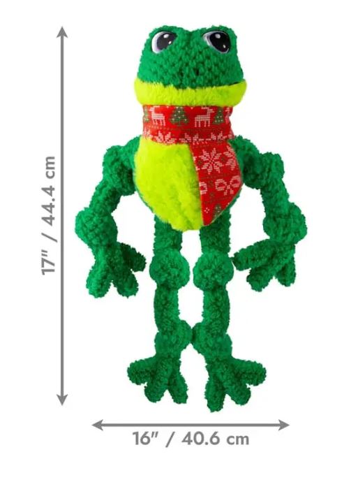 KONG Holiday Knots Frog - Large / X-Large