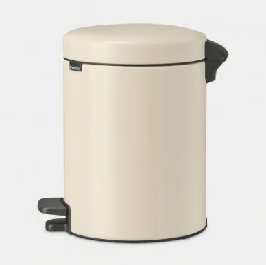 Brabantia New lcon Pedal Bin Soft Beige -5L