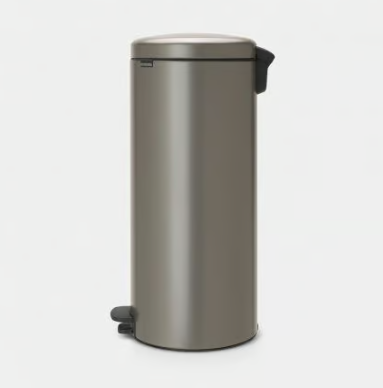 Brabantia New lcon Pedal Bin Platinum -30L