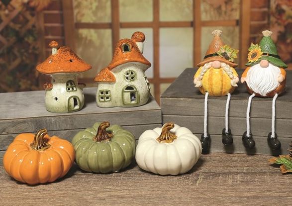 Pumpkins 11x8cm 3 Assorted Colours