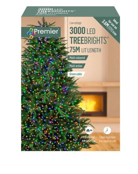 3000 Ledmulti-act Treebrights Timer Multicol