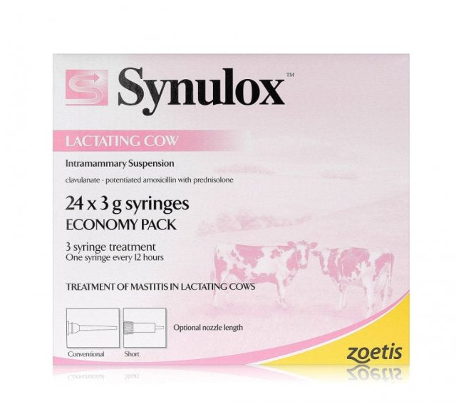Synulox Lactating Cow 24 Syringes