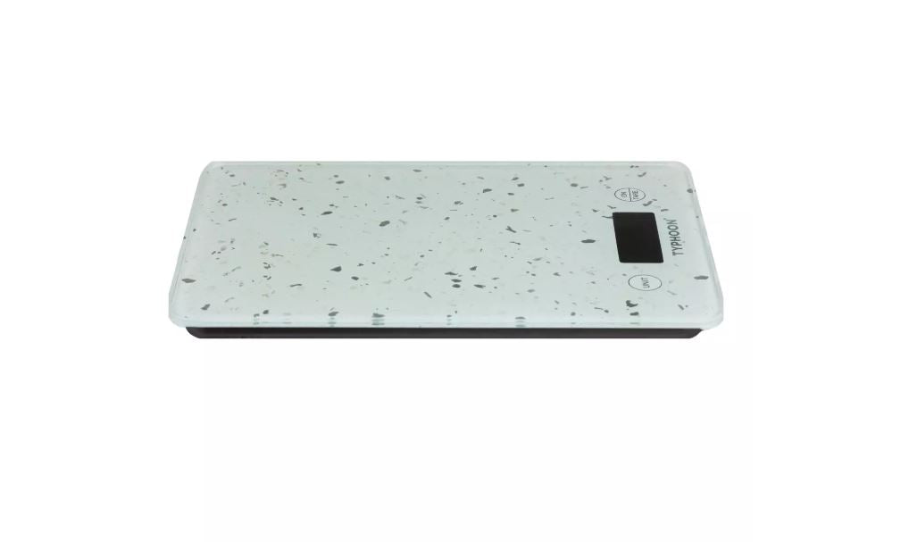Typhoon Elements White Quartz Effect Digital Kitchen Scales