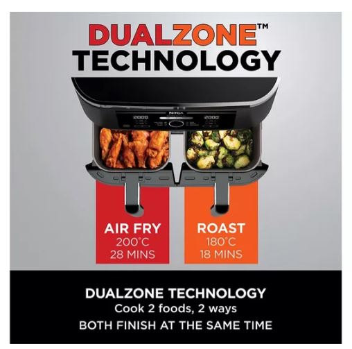 NINJA Foodi MAX Dual Zone AF400UK Air Fryer