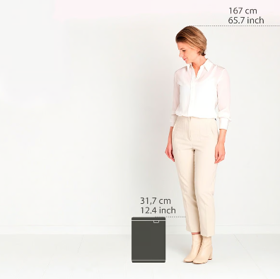 Brabantia Bo Waste Bin White -7L