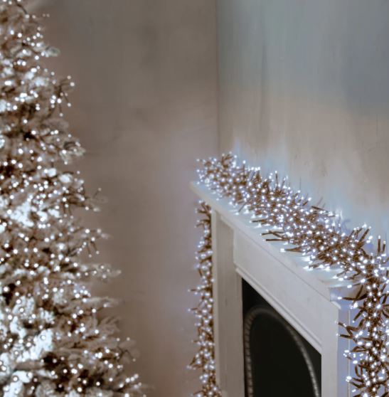 3000 LED Multi-Action Clusterbrights & Timer - White