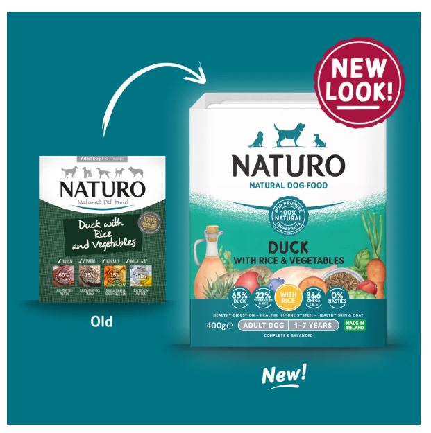Naturo Adult Wet Duck & Rice 400g