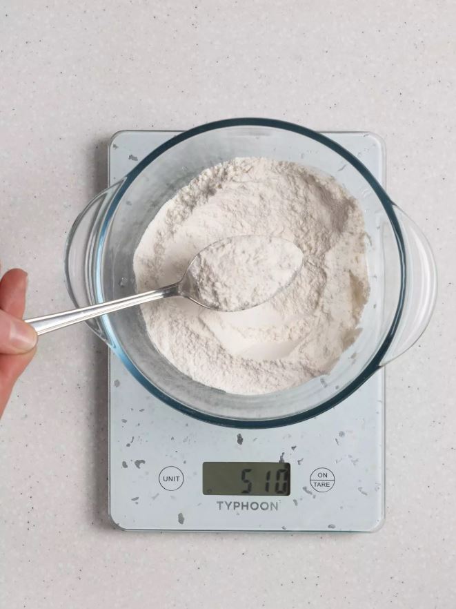 Typhoon Elements White Quartz Effect Digital Kitchen Scales
