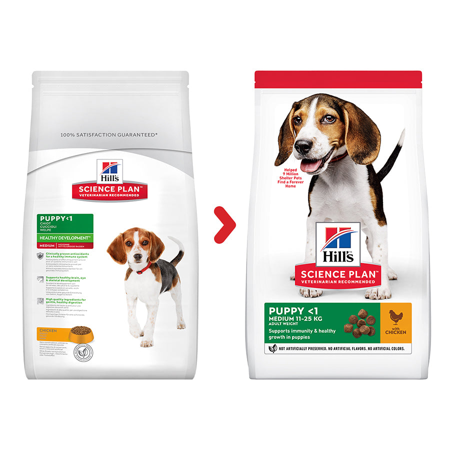 Hills Science Plan Canine Puppy Medium Chicken