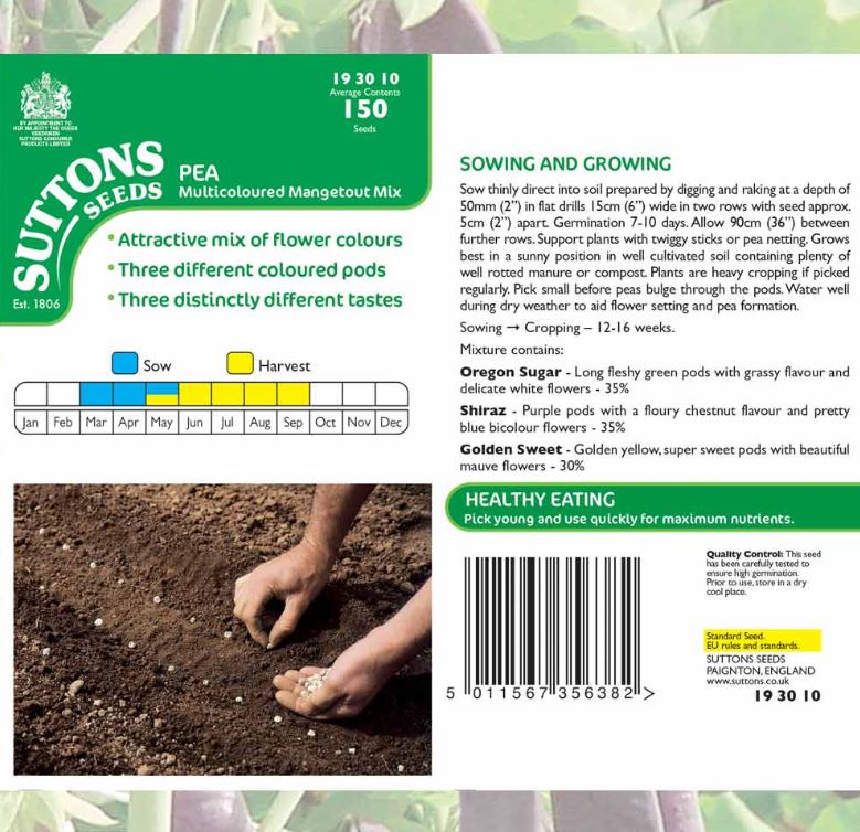 Pea Mangetout &