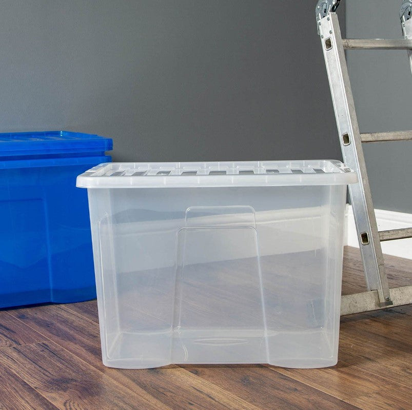 Wham 80 L Crystal Clear Box & Lid