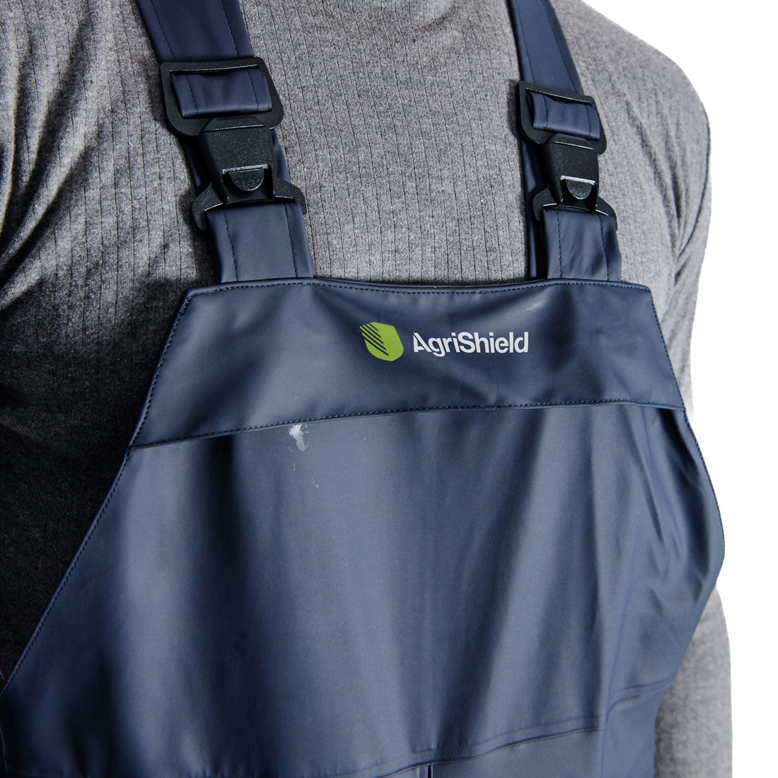 Agrishield Waterproof Dairy Bib & Brace - Navy