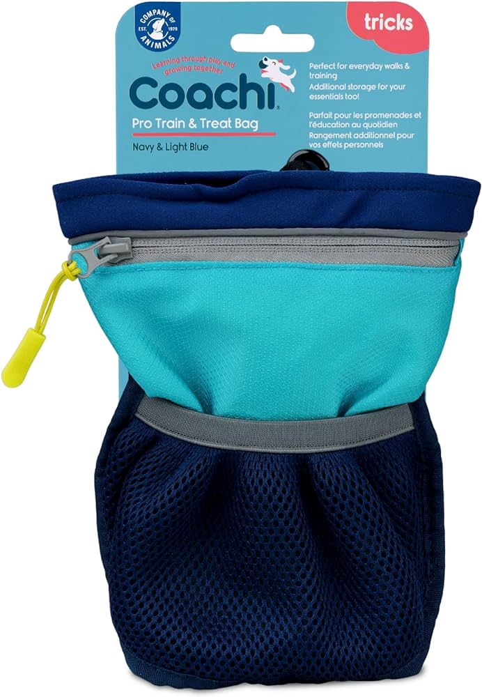 Coachi Pro Train & Treat Bag - Navy & Blue