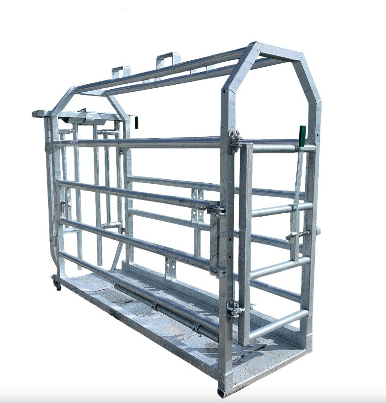 8ft Mobile Crush C/w Auto Gate And Back Gate