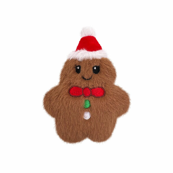 KONG Holiday Snuzzles Mini Gingerbread Brown - XS