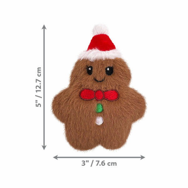 KONG Holiday Snuzzles Mini Gingerbread Brown - XS