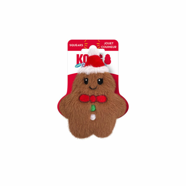 KONG Holiday Snuzzles Mini Gingerbread Brown - XS