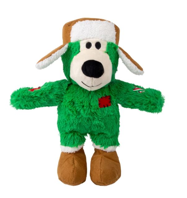 KONG Holiday Wild Knots Bear Assorted - Medium / Large