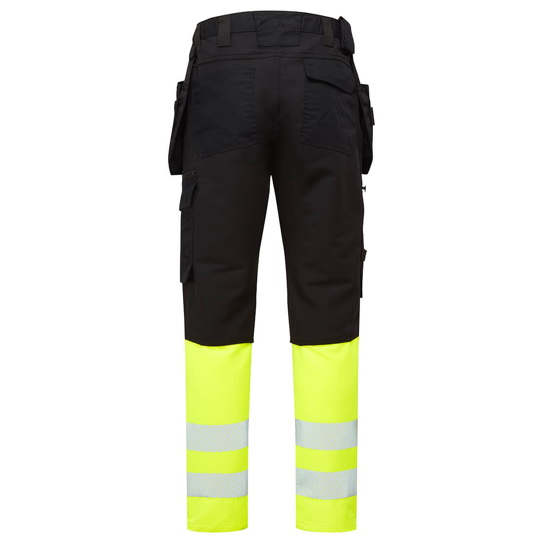 Portwest DX4 Hi-Vis Holster Trousers Yellow / Black