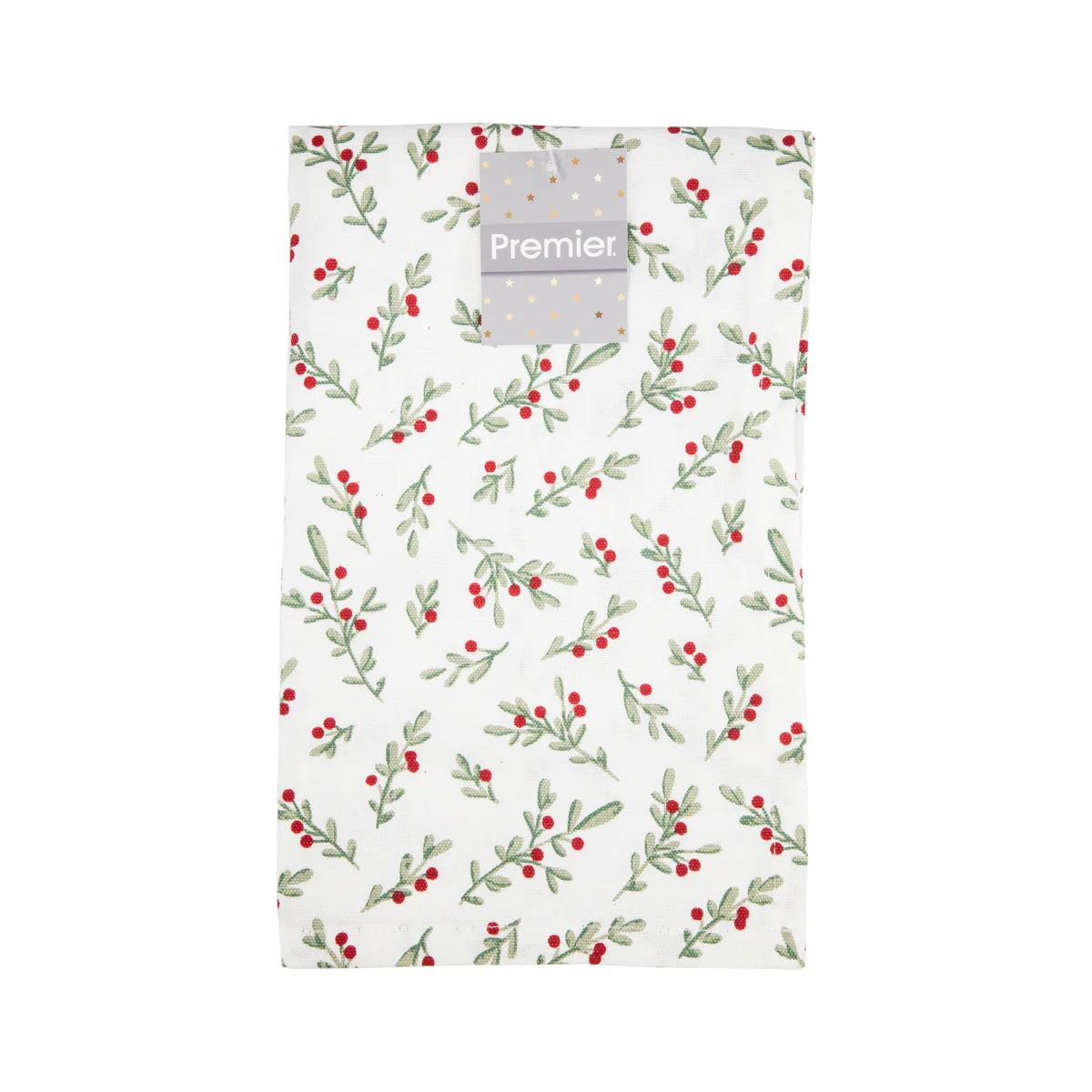 Set of 2 Hollyberry Tea Towels