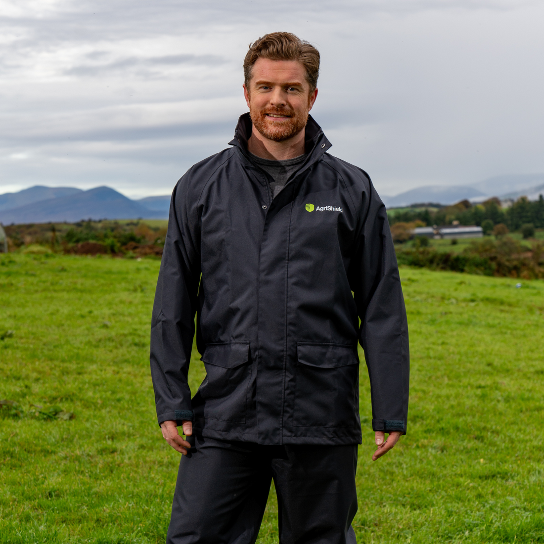 Agrishield Plus Premium Waterproof & Breathable Jacket - Navy