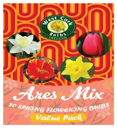Flower Bulb Mix - Ares - 60 Spring Flowering Bulbs