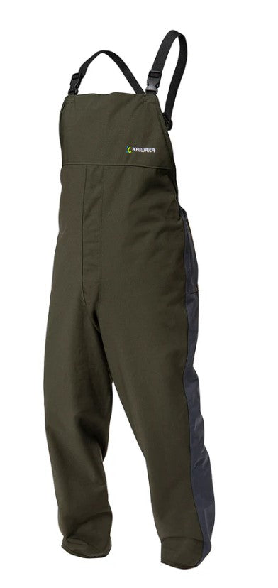 Kaiwaka Stormforce Waterproof Bib Overtrousers - Navy & Green