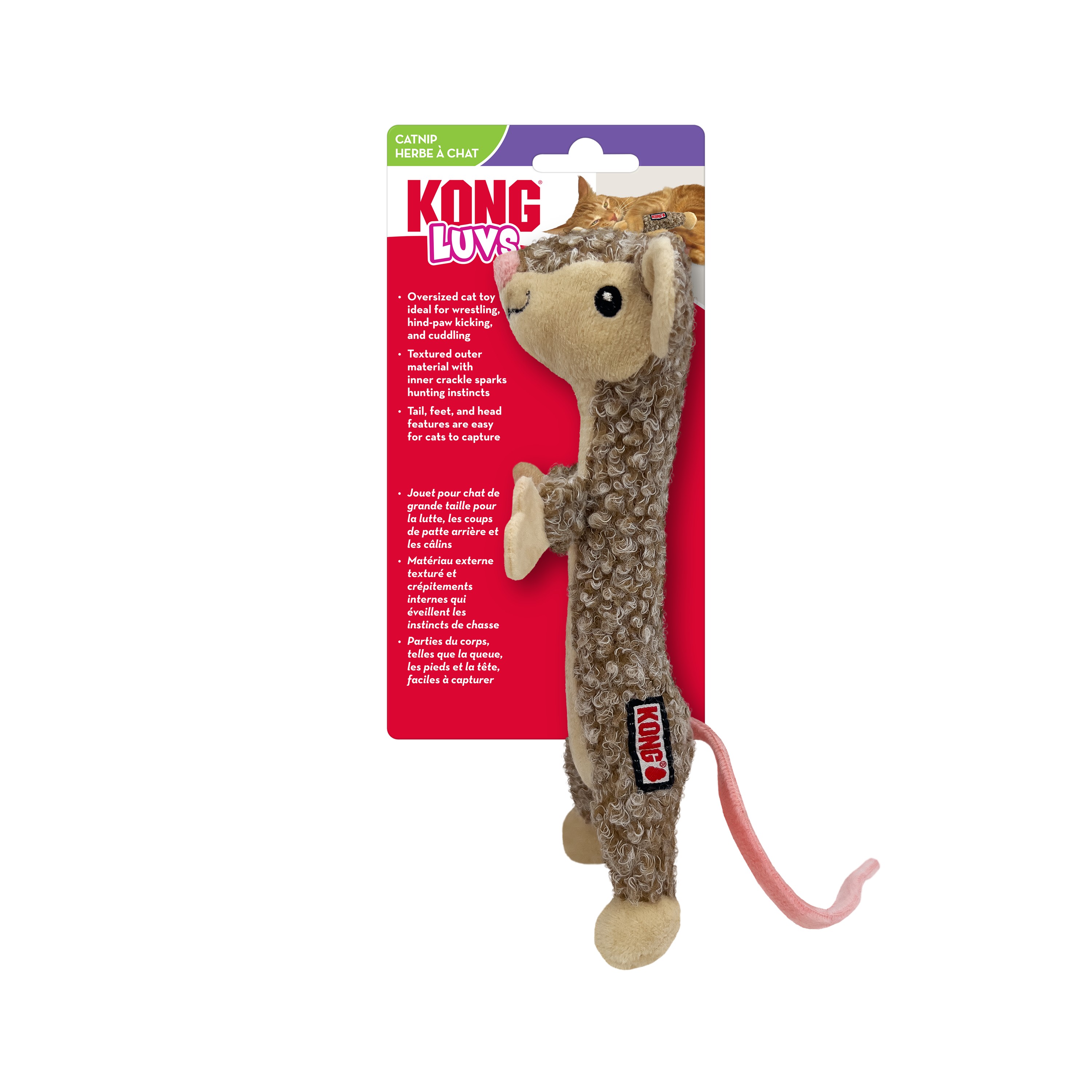 Kong Holiday Cat Luvs Mouse